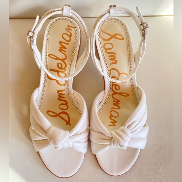 Sam Edelman Ingrid Leather Block Heel Ankle Strap Sandal - Picture 4 of 10